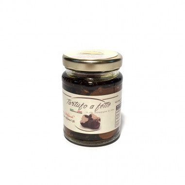 Sliced truffle in EVO oil