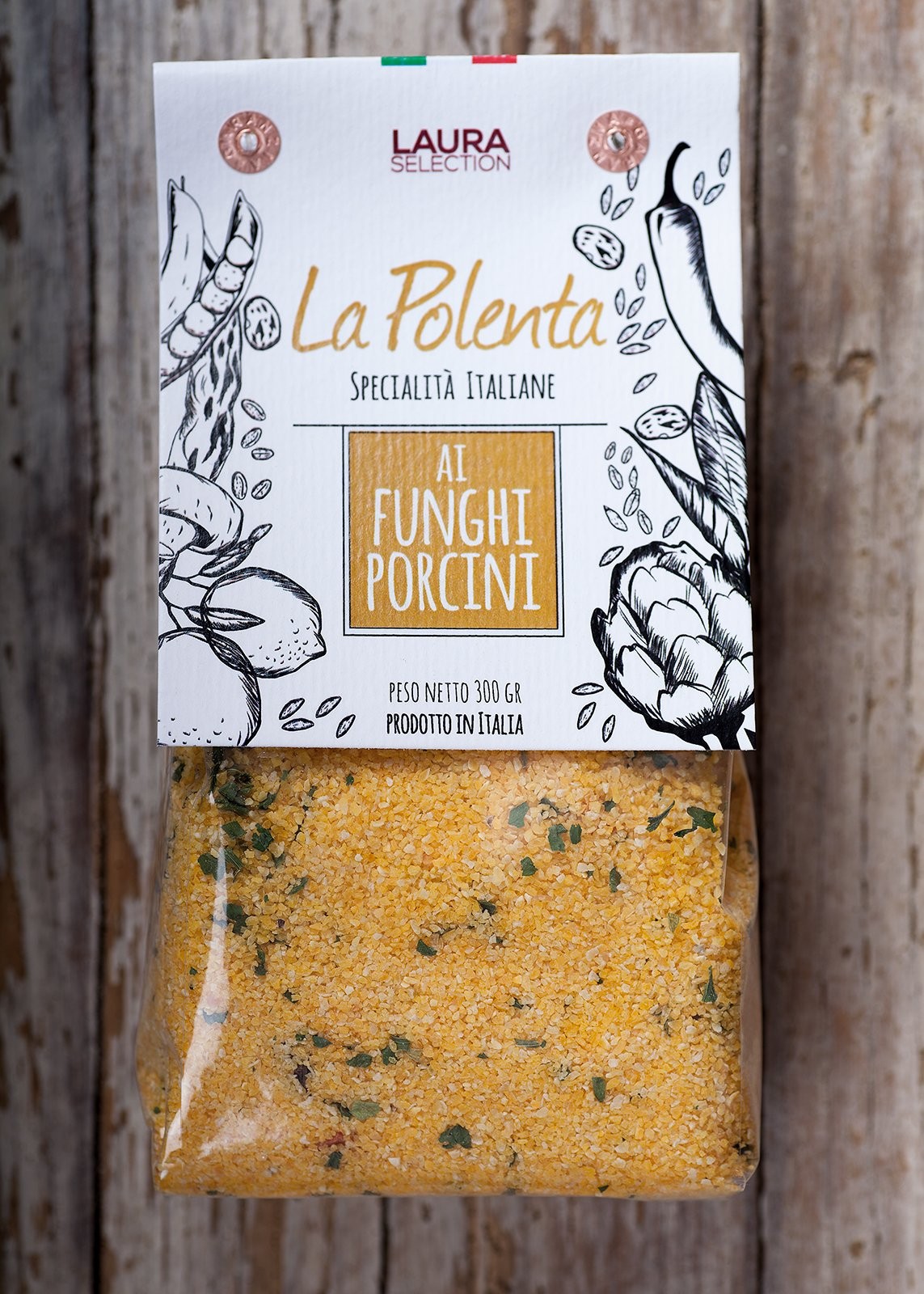 Polenta ai funghi porcini